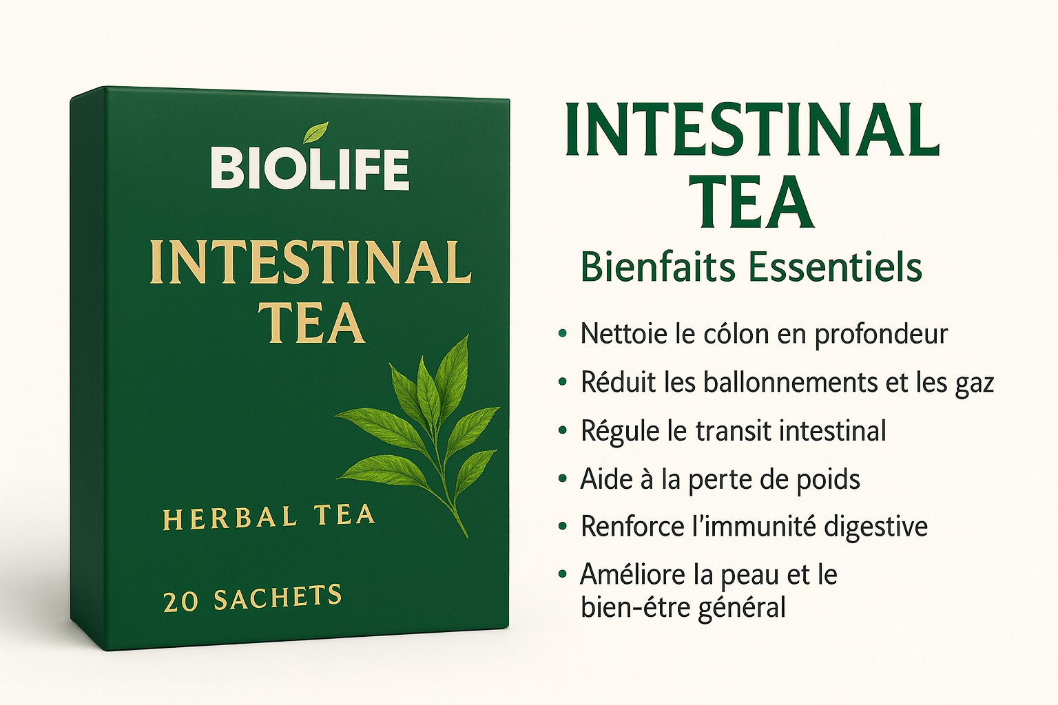 BioLife Intestinal Tea - Tisane Digestive