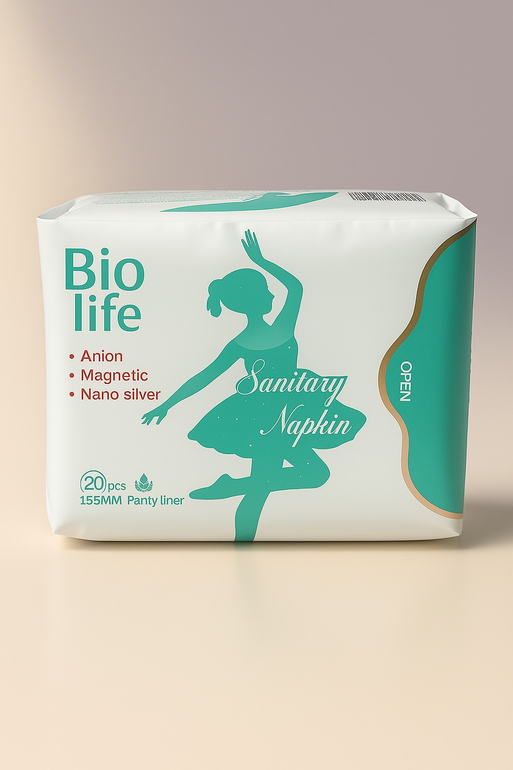 Bio Life Sanitary Napkin - Protège-slips anioniques